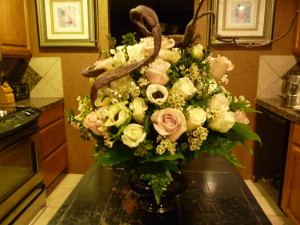 We just delivered this beautiful flower arrangement to The Kennewick woman of the year, Josie Wannarachue.